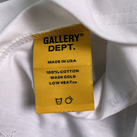 Gallery White Short Sleeve Letter Print T-Shirt - Picture 10 of 13